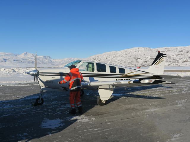 Beechcraft Bonanza (36) (N217LJ) - On a ferry flight from Germany to the USA. February 2016.