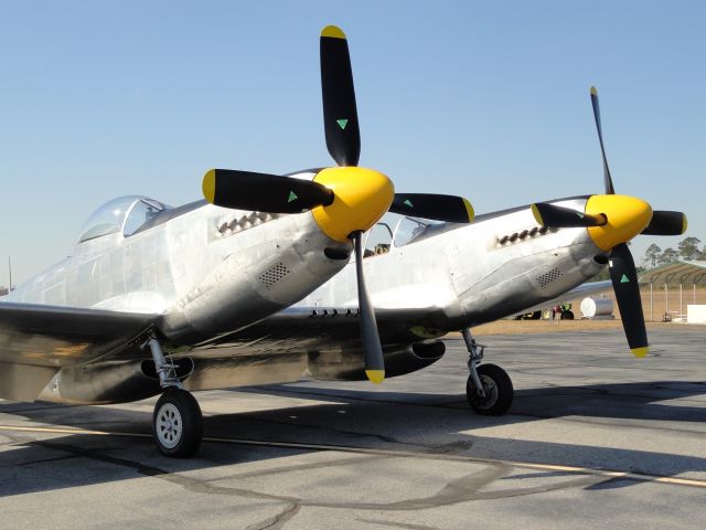 N887XP — - On the ramp for first official flight, Tom Reilly's XP-82 Twin Mustang