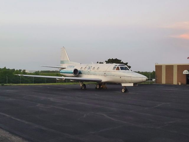 North American Sabreliner (N701FW) - On the ramp at KIXD