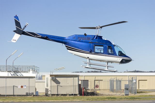 Bell JetRanger (VH-VBX) - Pratt Aviation (VH-VBX) Bell 206B JetRanger III departs from Wagga Wagga Airport.