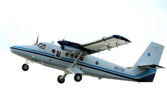 De Havilland Canada Twin Otter (N57RF) - Whale Research Photo Plane taken from Whale Research Vessel in the Gulf of Maine.