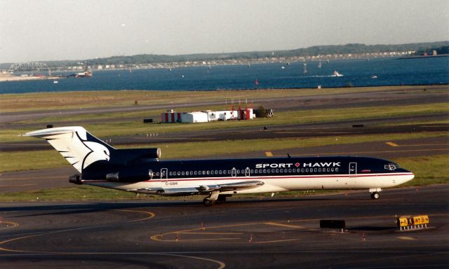 BOEING 727-200 (C-GSHI) - From May 24, 1998 - the Toronto Blue Jays sports charter Sporthawk arriving with the team to play the Red Sox. 