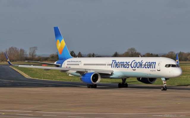 BOEING 757-300 (G-JMAA) - thomas cook b757-300 g-jmaa training at shannon 3/2/16.