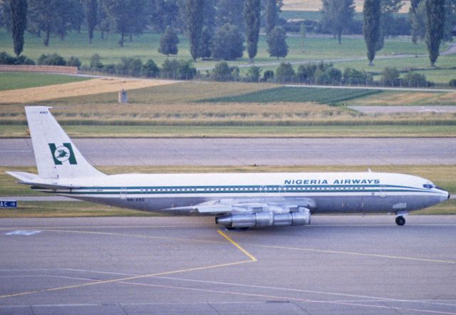 5N-ANO — - Taxiing to Runway 28 at Zurich Airport - 1984-07-18.