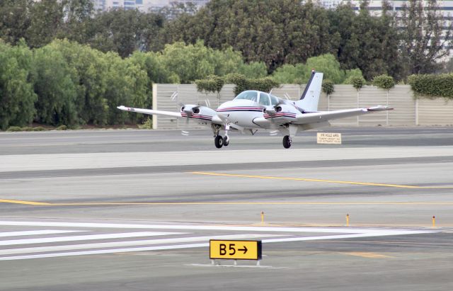 Beechcraft 55 Baron (N3820M) - Crossing the threshold for RWY21 on 12/23/17 (first day airport was open after runway length reduction closure)