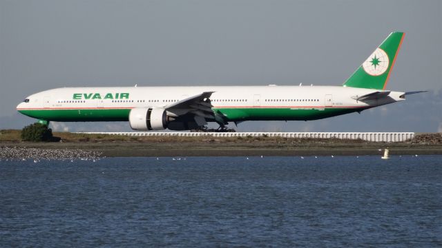 BOEING 777-300ER (B-16705) - B16705, 8.3 Yearsbr /EVA Airwaysbr /Boeing 777-300ER (twin-jet) (B77W )br /06-Mar-2015 B77W/L Taiwan Taoyuan Intl (RCTP / TPE) San Francisco Intl (KSFO) 20:31 CST 15:33 PST 11:02