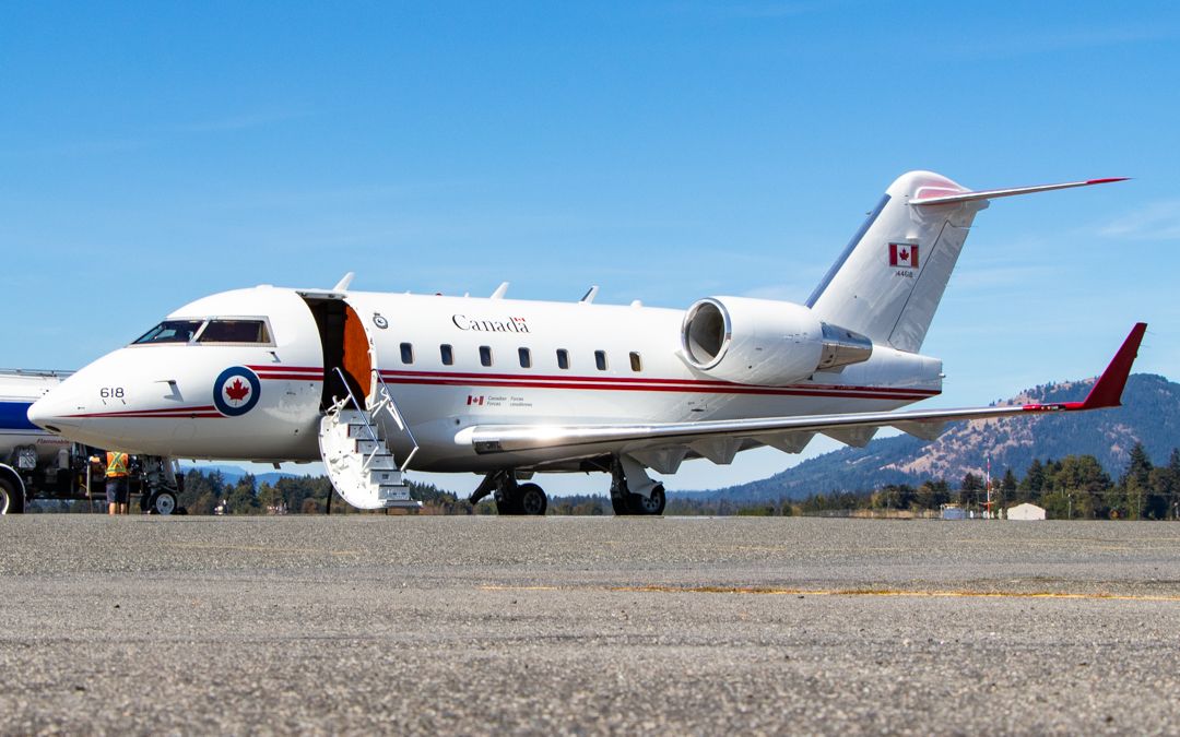 Canadair Challenger (14-4618) - Arrived from Halifax, NS as "CanForce 3085".