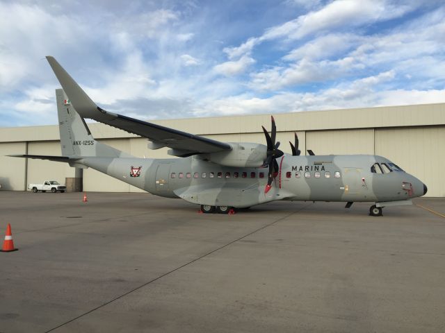 Casa C-295 Persuader (ANX1255) - Unusual visitor to DIA, a Mexican Navy C-295M.