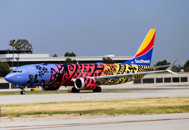 N8710M — - Southwest Airlines N8710M (IMUA ONE) Leaving Long Beach airport (LGB/KLGB) for Daniel K Inouye Intl. (HNL/PHNL) off RWY 30.