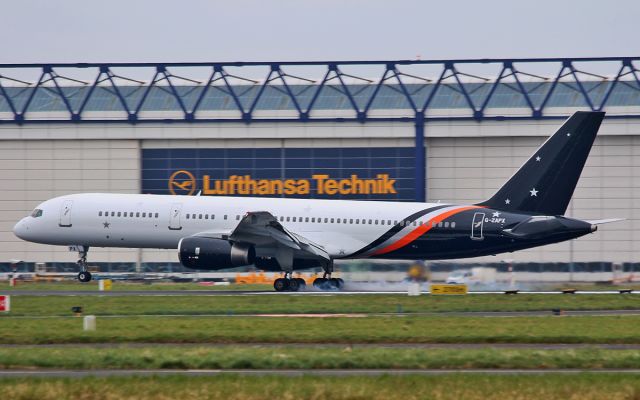 Boeing 757-200 (G-ZAPX) - titan airways b757-2 g-zapx landing at shannon as a replacement aircraft for the aer lingus shannon to boston route today 21/3/16.