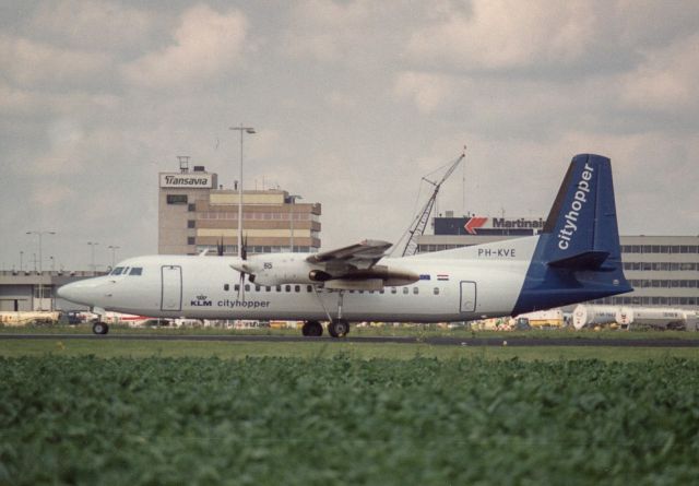 Fokker Maritime Enforcer (PH-KVE) - Fokker 50 cn20206 (1991 - 2009) KLM Cityhopper; Later Hellas Jet/Minoan Air/Comp. Africaine Aviation