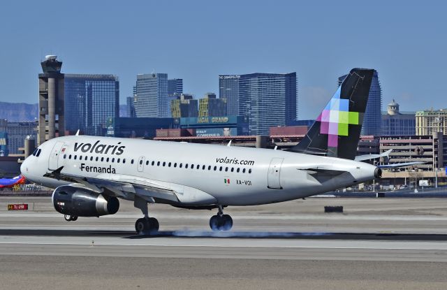 Airbus A319 (XA-VOI) - Volaris Airbus A319-132 XA-VOI (cn 2662) "Fernanda" - Las Vegas - McCarran International (LAS / KLAS)br /USA - Nevada, February 27, 2014br /Photo: Tomás Del Coro