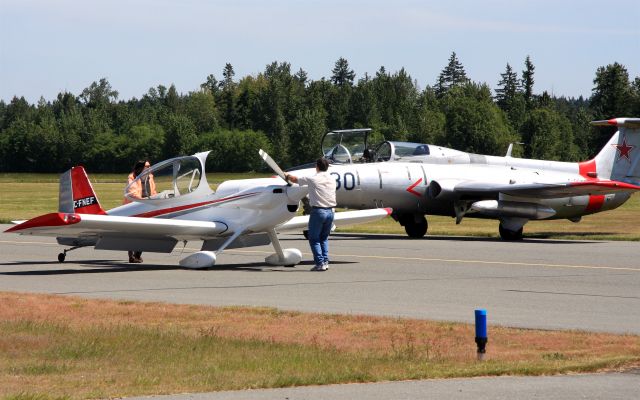 Vans RV-4 (C-FNEF) - During airshow 2011