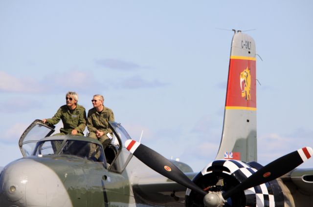 C-GWLT — - CREW OF DOUGLA A-26, INVADER ENJOYING THE VINTAGE WINGS OF CANADA SHOW IN GATINEAU