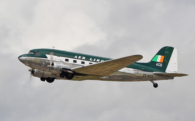 EI-ACD — - aer lingus dc-3 ei-acd (zs-nte) at shannon 28/7/18.