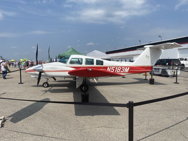 Beechcraft Duchess (N1853M) - Date Taken: Saturday, June 22, 2024br /br /From the 2024 Dayton Air Show, starring the U.S. Navy Blue Angels!