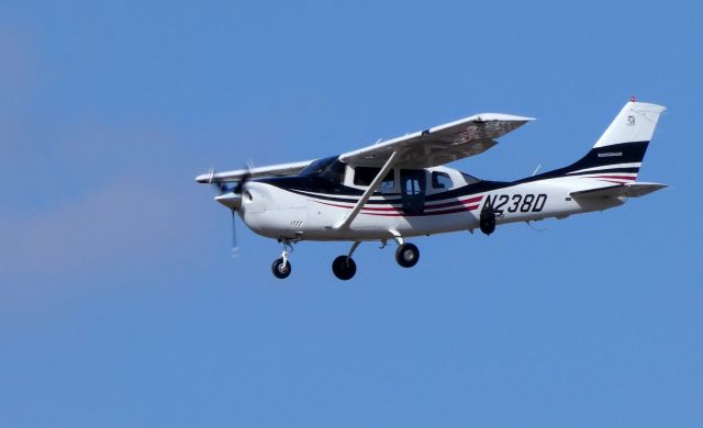 Cessna 206 Stationair (N238D) - On final is this 2005 Cessna Stationair 206H in the Winter of 2019.