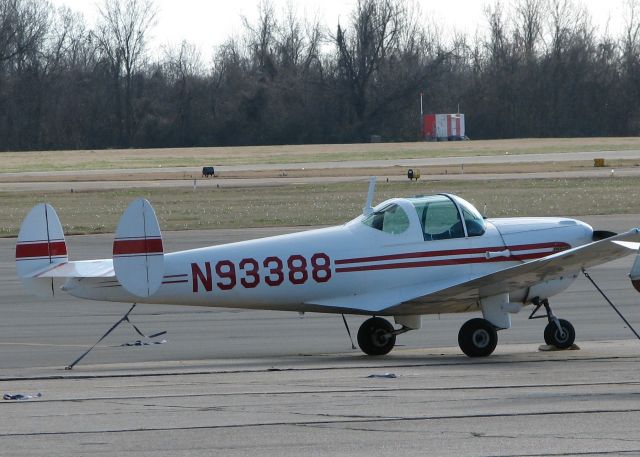 ERCO Ercoupe (N93388) - Parked at the Downtown Shreveport airport.