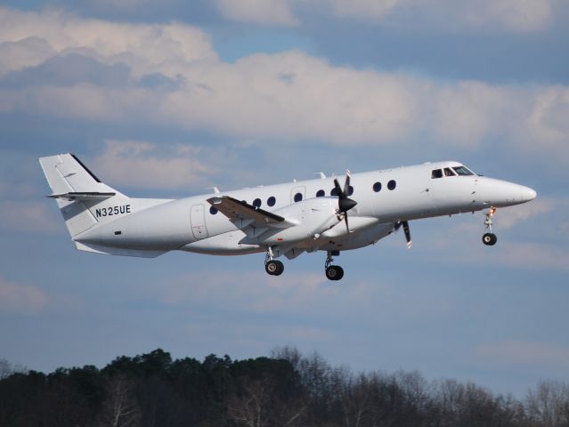 JETSTREAM Jetstream 41 (N325UE) - CORPORATE FLIGHT MANAGEMENT "Volunteer" (VTE325) departing runway 20 at KJQF with UNC-Charlotte 49ers mens basketball team, headed for PHL to play Temple Feb. 6 - 2/5/13