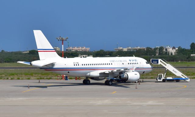 Airbus A319 (P4-VNL) - Global Jet Luxembourg Airbus A319-115(CJ) P4-VNL in Bari