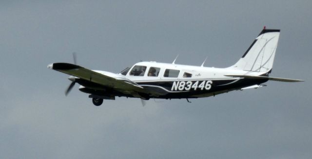 Piper Seneca (N83446) - Shortly after departure is this 1981 Piper Seneca III PA-34-220T in the Summer of 2021.