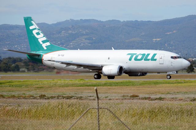 BOEING 737-300 (ZH-TLE) - On taxiway heading for take-off on runway 05. Thursday, 8th May 2014.