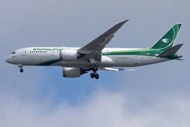 Boeing 787-8 (YI-ATC) - 'Iraqui 02' bringing Iraqi Prime Minister Mohammed Shia' Al Sudani to the 79th Session of the UN General Assembly