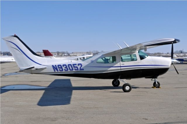 Cessna Centurion (N93052) - Parked at Wisconsin Aviation, a very friendly and professional FBO in Watertown, WI.