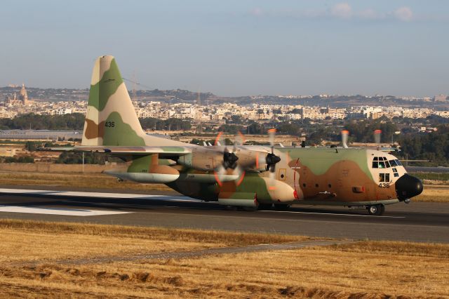 Lockheed C-130 Hercules (N436) - Israeli ADF C130 at Luqa, Malta. LMML