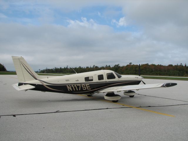 N117SE — - Parked on tarmac at Mackinac Island.  The only sound on the island are horse hooved and aircraft engine run-up procedures.