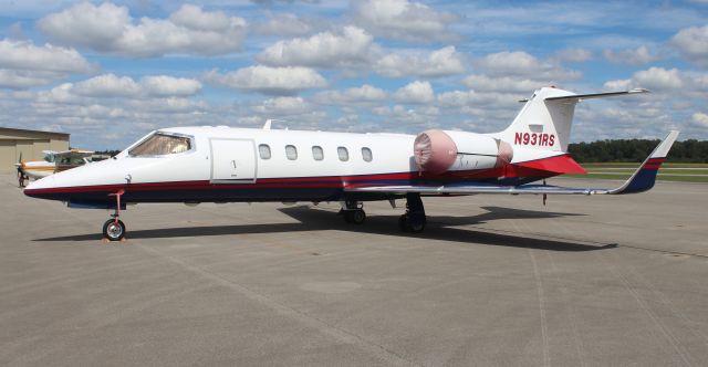 Learjet 31 (N931RS) - Russell Stover Candies Learjet 31a on the ramp at Pryor Regional Airport, Decatur, AL - September 6, 2018.