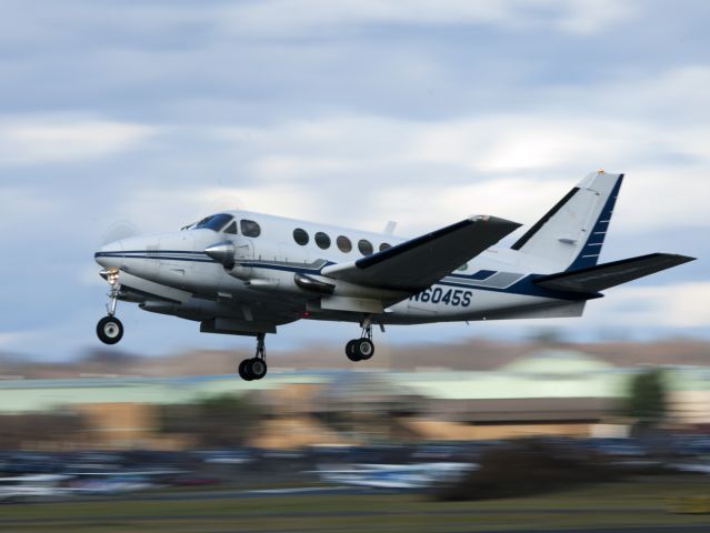 Beechcraft King Air 100 (N6045S) - Take off runway 26. CFM (Corporate Flight Management) has 3 x King Air 100, 2 x Phenom 100 and 2 x Citation V available for charter in the New York metropolitan area KDXR KHPN KTEB KBDR  a rel=nofollow href=www.FLYCFM.COMwww.FLYCFM.COM/a