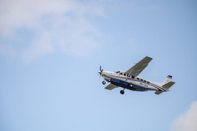 Cessna Caravan (VH-TKA) - VH-TKA taking off from Moorabbin