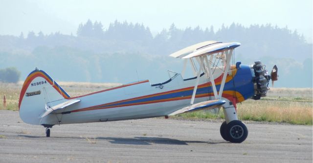 N73694 — - BOEING PT-27 @ CVO 2d July 2020.