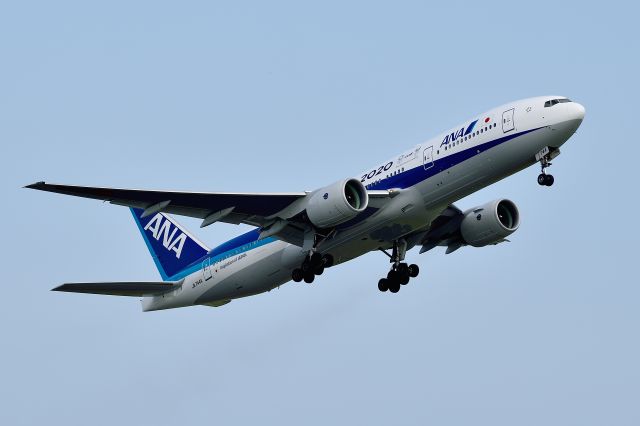 Boeing 777-200 (JA744A) - 心ひとつに!!行こう２０２０(TOKYO 2020)