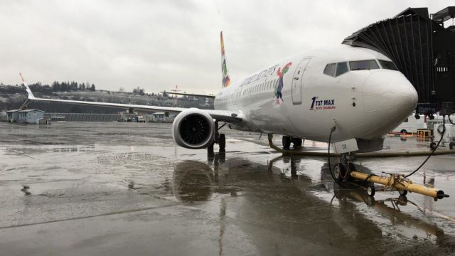 Boeing 737 MAX 8 (VP-CIX) - Cayman Airways preparing to depart for George Town Grand Cayman