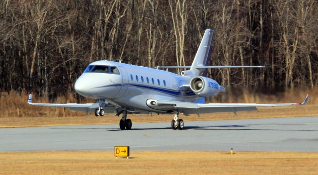 Gulfstream American Gulfstream 2 (N703MS) - N703MS lands on runway 13 at Falcon Field-Peachtree City, Ga.