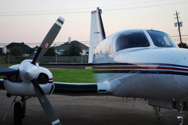 Cessna 421 (N4631G) - On the ramp at Tri-Star Aviation.