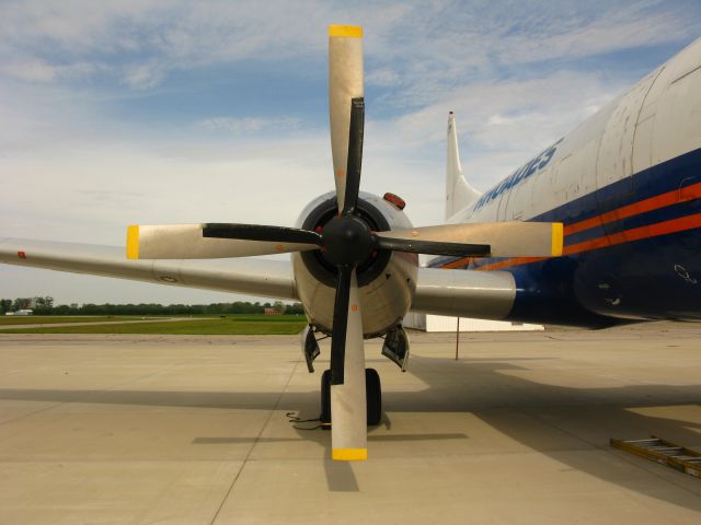 CONVAIR CV-580 (N587CA) - 1957 Convair 640 - 13 Dowty Rotal Propeller