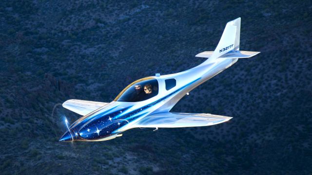 Lancair Legacy 2000 (N321TF) - A2A photoshoot for Sport Aviation magazine article -- StarHawk