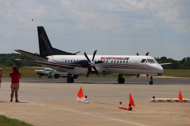 Saab 2000 (N814BB) - Ole Miss Women's Golf arriving home after winning the national championship