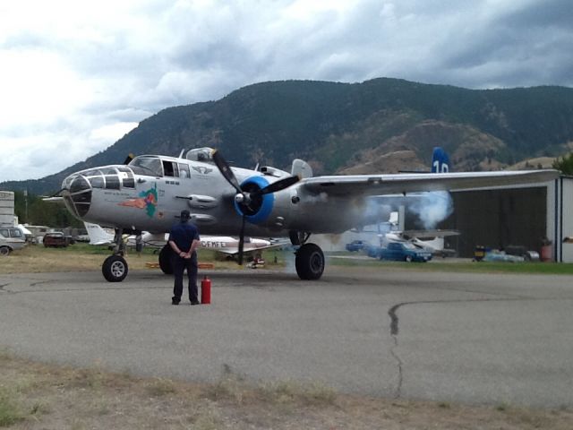 North American TB-25 Mitchell (33-5972) - PENTICTON REGIONAL AIRPORT CANADA CYYF   B25   July 2014