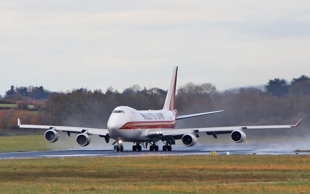 Boeing 747-400 (N402KZ) - kalitta air b747-481f n402kz dep shannon for atlanta 11/11/18.