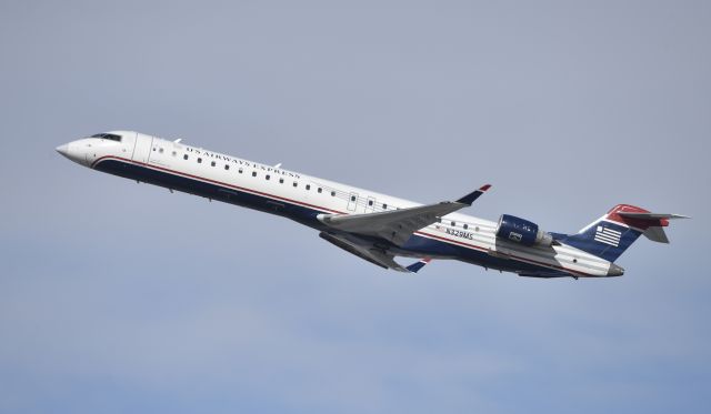 Canadair Regional Jet CRJ-900 (N329MS) - Departing LAX