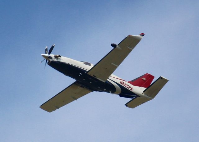 Socata TBM-850 (N883PA) - At Shreveport Regional.