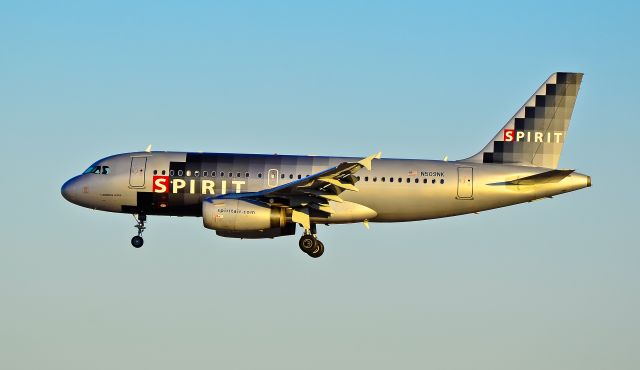 Airbus A319 (N509NK) - N509NK Spirit Airlines  2005 Airbus A319-132 C/N 2603 - Las Vegas - McCarran International (LAS / KLAS) USA - Nevada, October 26, 2011 Photo: Tomás Del Coro