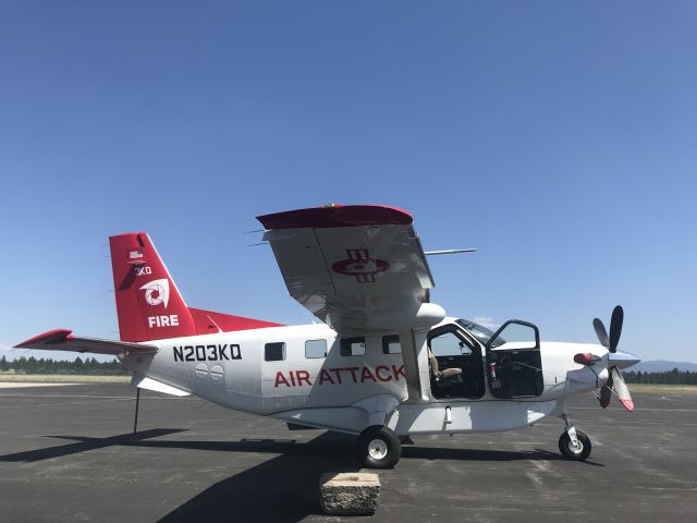 Quest Kodiak (N203KQ) - Quest Kodiak modified for An air attack role, guiding fire bombers to their targets