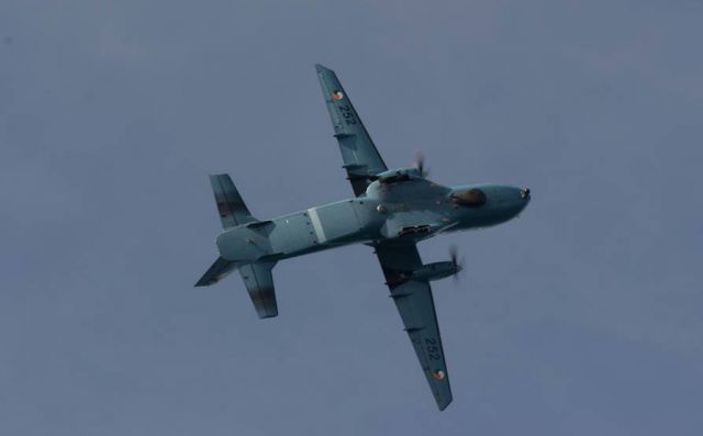 EIN252 — - Irish Air Corps marine surveillance aircraft performing at Skyfest 2013 in Bray Ireland