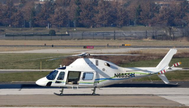 DENEL Koala (N685SH) - Catching some tarmac time is this brand new AgustaWestland AW119 MKII in the WInter of 2019.