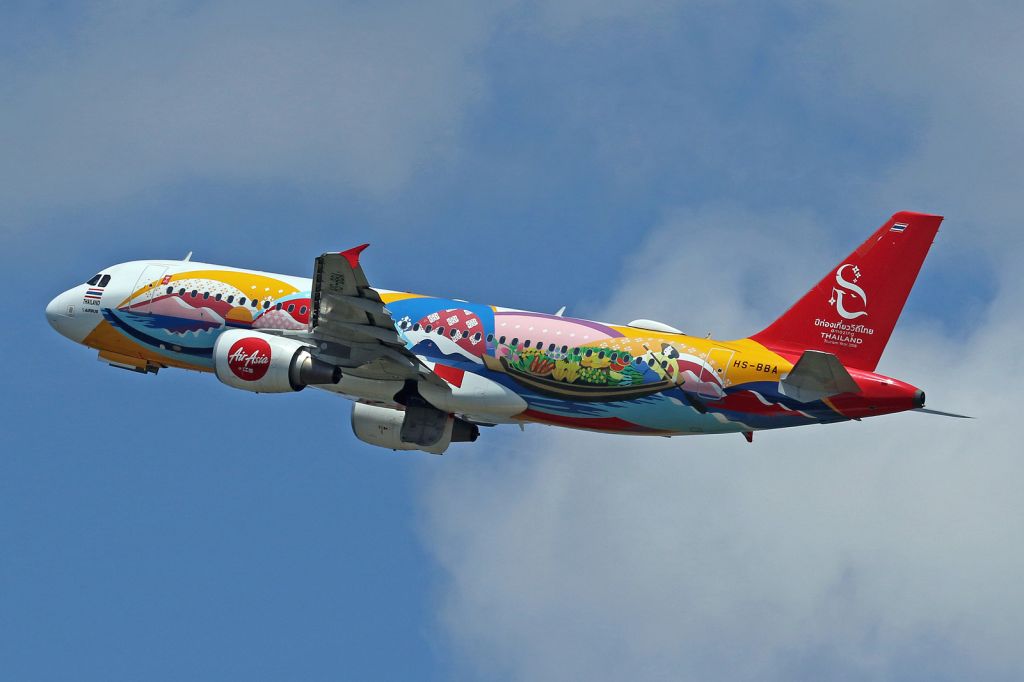 Airbus A320 (HS-BBA) - "Shades of the River" livery